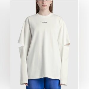 ADERERROR Obe Long Sleeve T-Shirt in Size A2 Medium/Large